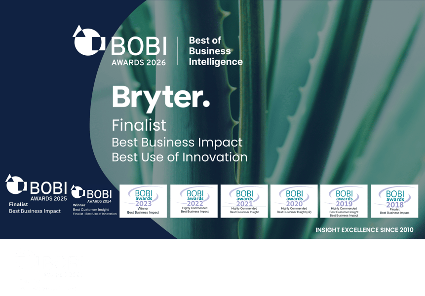 BOBI awards 2026 – Bryter listed as finalist in two categories