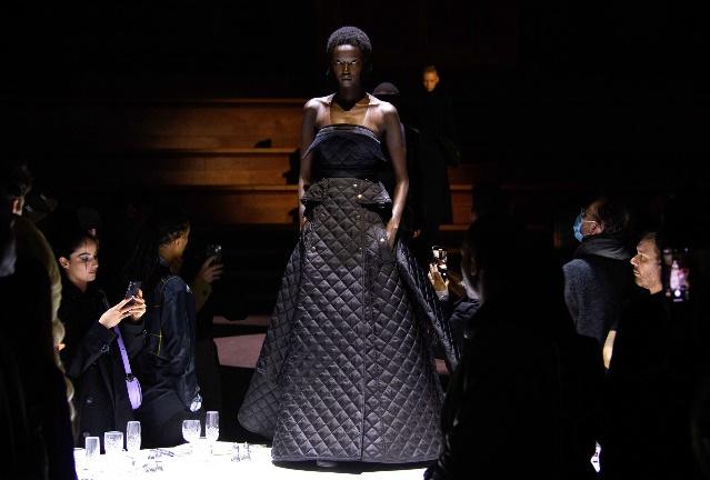 Burberry marked the post-pandemic era with a "theatrical", "witty" and "eccentric" fashion show