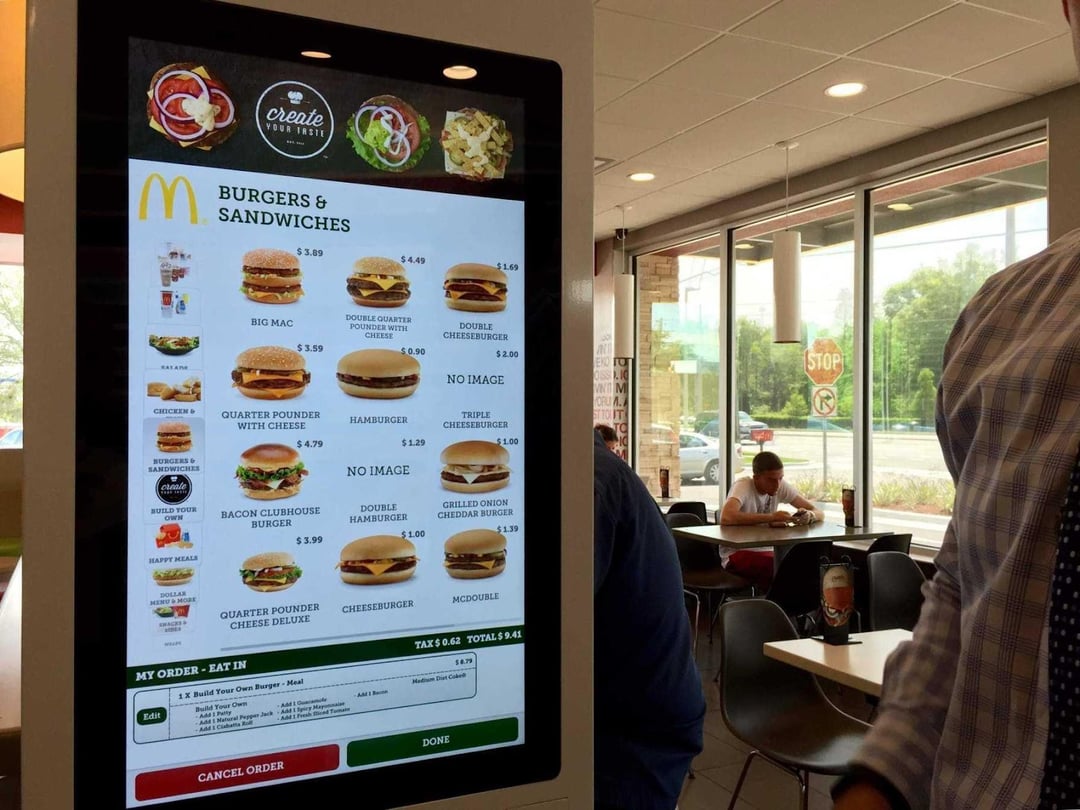 McDonald has transformed its retail environment through the incorporation of touch screens making purchase seamless