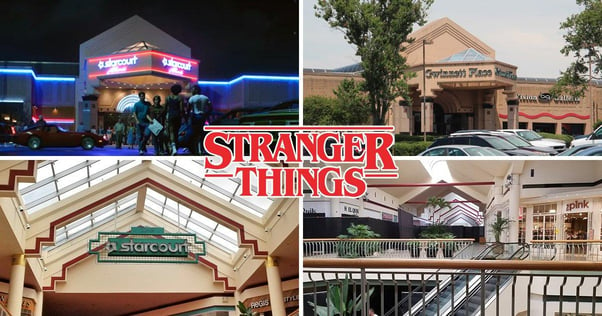 Starcourt Mall from Stranger Things is a nostalgic reference to the heydays of mall culture as well as American consumerism.