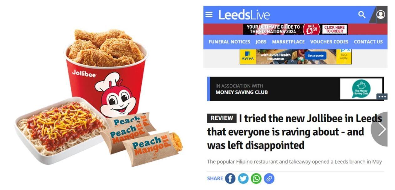 jollibee leeds live review