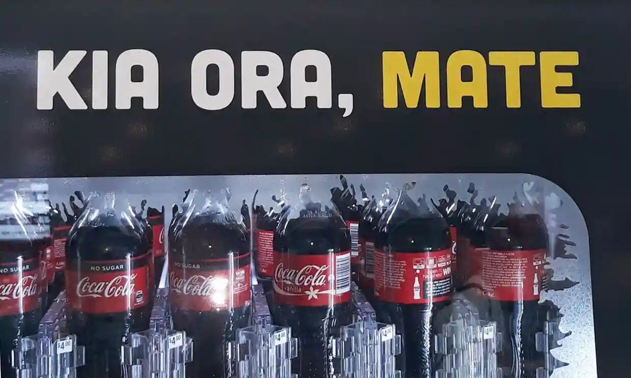 kia ora mate coca cola
