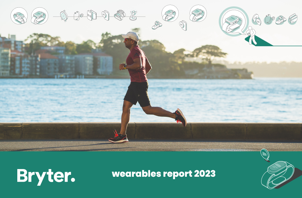 Bryter wearables report cover image 2023