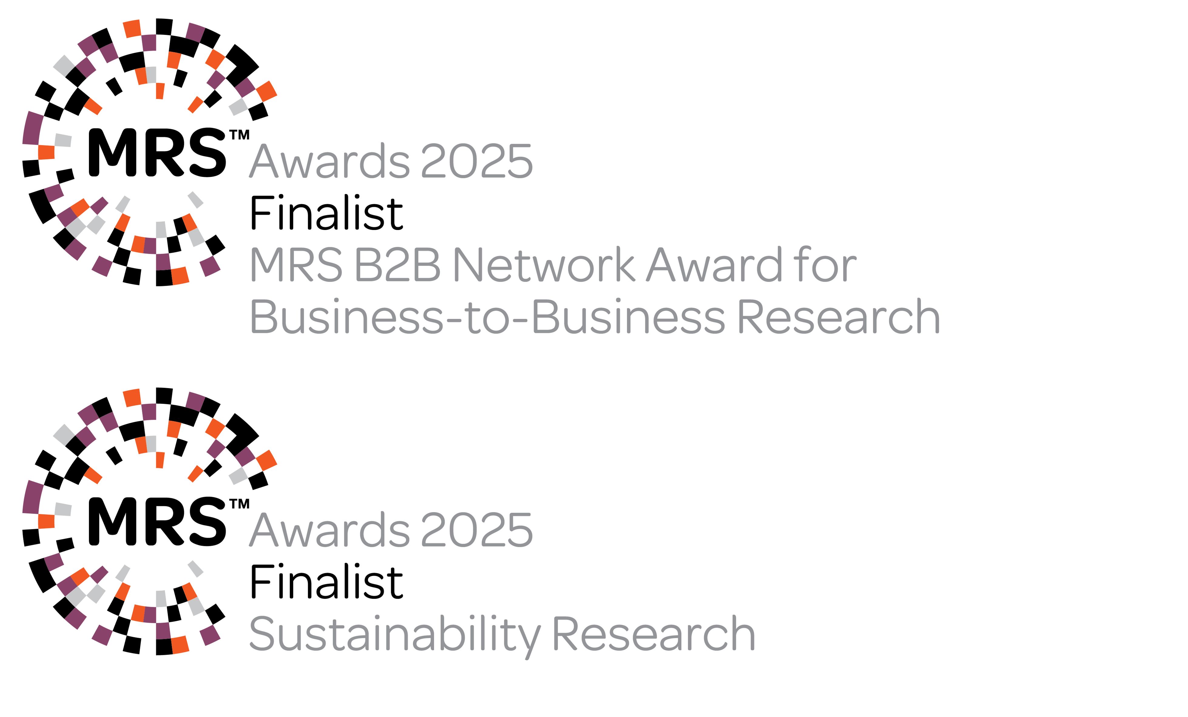 MRS awards 2025 – Bryter listed as finalist in two categories