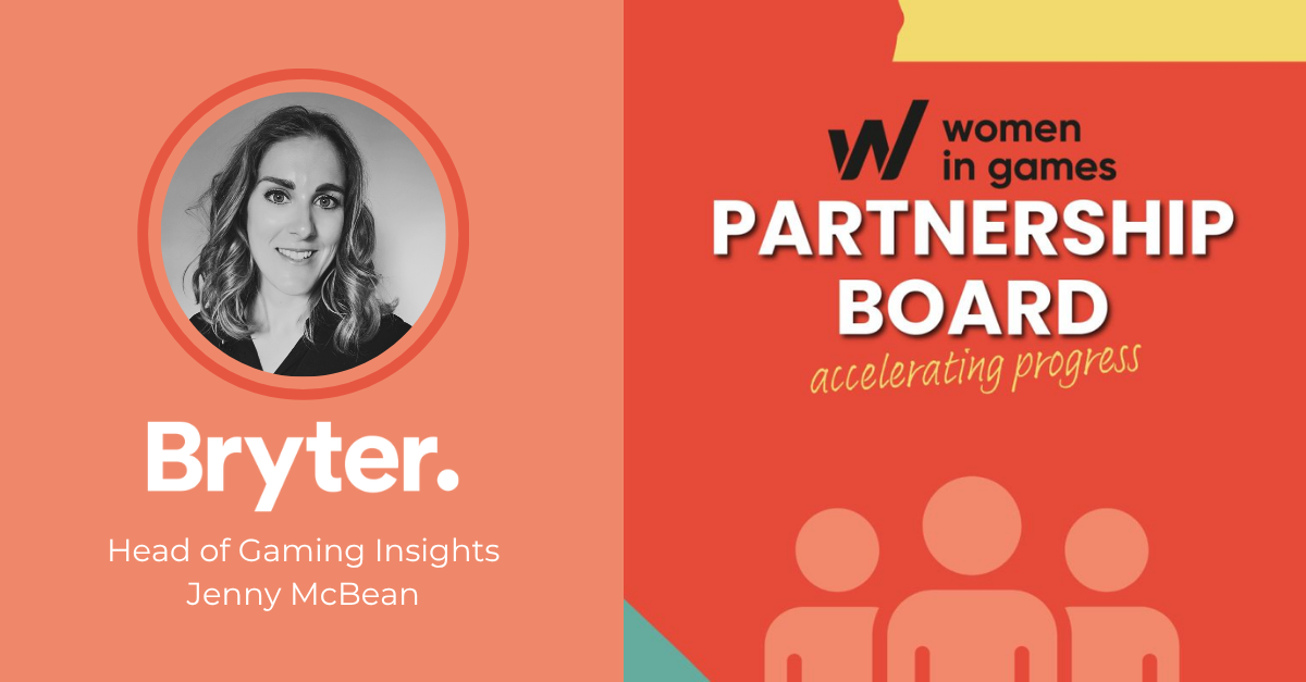 Bryter's Jenny McBean joins the Women in Games Partnership Board